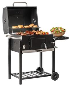 Grill ogrodowy węglowy BBQ LINE MIR4525 Zamykany, żeliwny ruszt, kółka