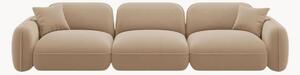 Sofa modułowa z weluru Lucien (5-osobowa)