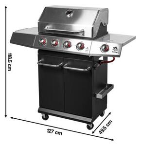 Grill ogrodowy gazowy BROWIN dragON BBQ G101 331200 11.7 kW 60 x 36.5 cm