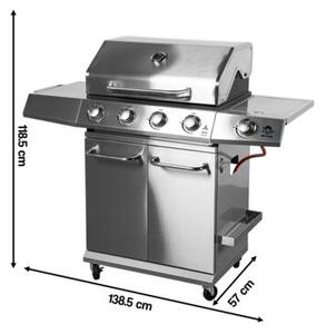 Grill ogrodowy gazowy BROWIN dragON BBQ G201 331201 18.8 kW 67,5 x 43,5 cm