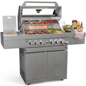Grill ogrodowy gazowy KOLER Krone S3 Silver 21.6 kW 74 x 47 cm