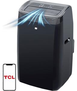 Klimatyzator przenośny TCL TAC-14CHPB NZB 3 prędkości nawiewu Funkcja Sleep Osuszanie Timer Wi-Fi Czarny