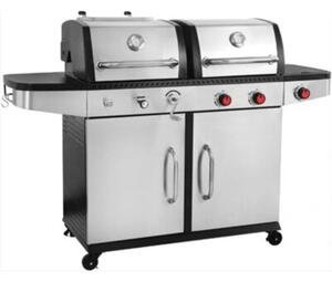 Grill ogrodowy gazowo-węglowy YATO YG-20030