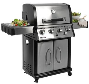 Grill ogrodowy gazowy YATO YG-20013 17.5 kW 65 x 46 cm