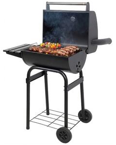 Grill ogrodowy węglowy LUND 99902 Zamykany, na kółkach, półka boczna, termometr, komin