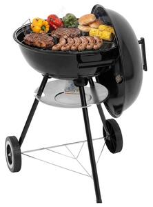 Grill ogrodowy węglowy LUND 99918 Zamykany, okrągły, termometr, kółka