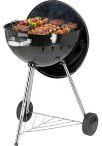Grill ogrodowy węglowy YATO YG-20300 Zamykany, okrągły, na kółkach Czarny