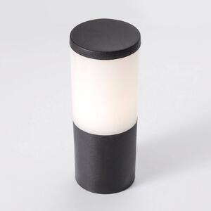 Fumagalli Lampa cokołowa LED Amelia, CCT, czarna, wysokość 25 cm