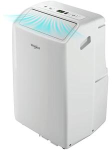 Klimatyzator przenośny WHIRLPOOL PACF29HPW Szósty Zmysł Osuszanie Czarny Wentylator Biały