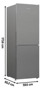 Lodówka INDESIT INKS1341S4E 173.6cm Inox