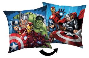 Polarowa poduszka dziecięca 40x40 cm Avengers "Heroes" – Jerry Fabrics