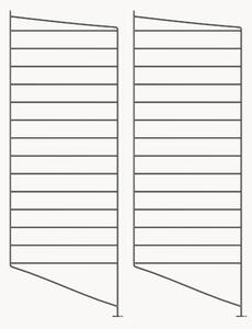 Panel podłogowy String System, S 30 x W 85 cm, komplety w różnych rozmiarach
