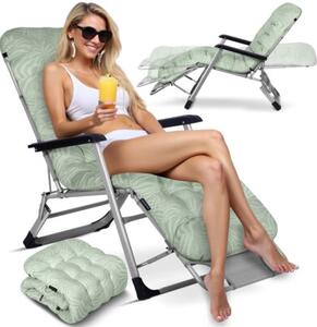 Leżak ogrodowy SOFOTEL ChillWell Luxury 286403 Jasno zielony