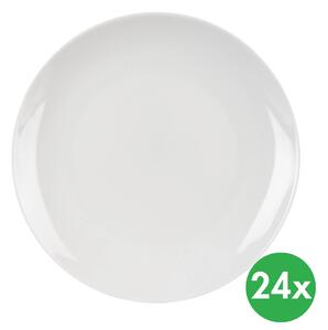 Talerz płaski dziecięcy MONA, średnica 21 cm, porcelana, 24 sztuki