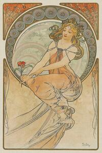 Reprodukcja The Arts 3 Heavily Distressed, Alfons Mucha