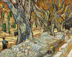 Reprodukcja The Large Plane Trees, Vincent van Gogh