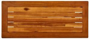 Ogrodowy stolik konsolowy, 80x35x75 cm, lite drewno akacjowe