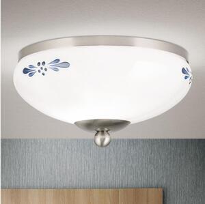 Orion Orion DL 7-672 - Lampa sufitowa LANDHAUS 1xE27/60W/230V śr. 21 cm chrom/biała OR0147