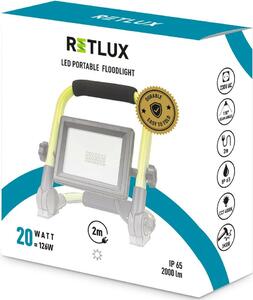 Retlux RPL 202 Reflektor roboczy LED , 20 W, 2000 lm