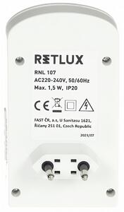 Retlux RNL 107 Nocne oświetlenie LED z czujnikiem PIR, 10 lm