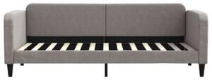 Sofa z funkcją spania, kolor taupe, 80x200 cm, obite tkaniną