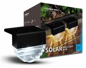 Modee LED + RGB Solarna lampa ścienna LED ML-WS109, 2 szt