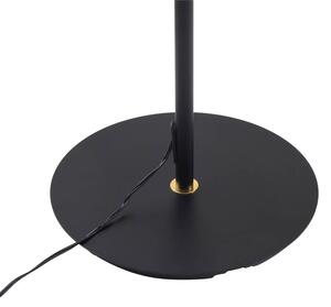 Lucande - Adomas LED Lampa Podłogowa Black/Gold Lucande