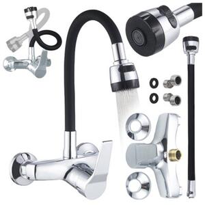 Bateria kuchenna HYDROSAN DOVER-BL-CH Czarny / Chrom