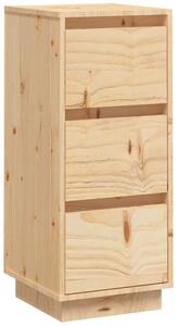 Skandynawska drewniana komoda z 3 szufladami - Ewis 3X