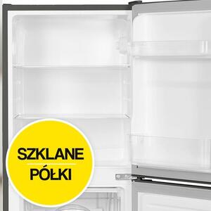 Lodówka MPM-108-KB-45 114cm Ciemny Inox
