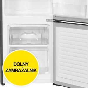 Lodówka MPM-108-KB-45 114cm Ciemny Inox