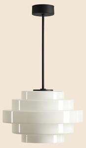 Minimalistyczna lampa sufitowa Filo S z mlecznym kloszem