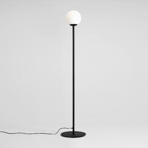 Nowoczesna lampa podłogowa Pinne w klasycznym czarnym kolorze
