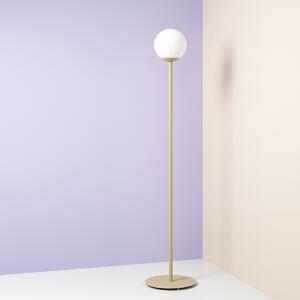 Pistacjowa lampa podłogowa Pinne