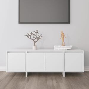 Szafka TV, biała, 120x30x40,5 cm, płyta wiórowa
