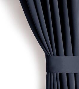 Elegancka zasłona zaciemniająca Blackout w kolorze granatowym 140x245