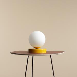 Musztardowa lampka Ball Table do pokoju dziecięcego