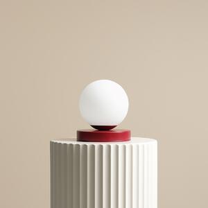 Elegancka lampa stołowa Ball Table w kolorze czerwonym