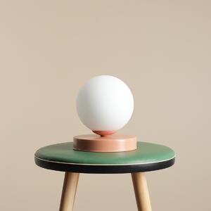 Koralowa lampa stołowa Ball Table do przytulnej sypialni
