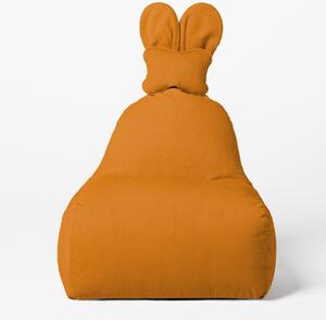 Musztardowa pufa ze sztruksu FUNNY BUNNY