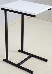 Minimalistyczny stolik boczny czarny + biały F9-L11