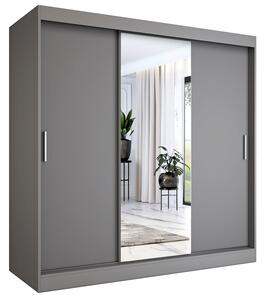 Szafa przesuwna antracyt 200 cm M7-T51