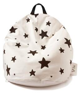 Pufa Bini Double Stars w czarne gwiazdki