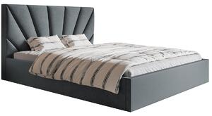 Tapicerowane łóżko dwuosobowe 140x200 Senti 3X - 36 kolorów