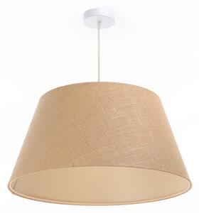 Lampa wisząca ze stożkowym abażurem wykonanym z juty MILA