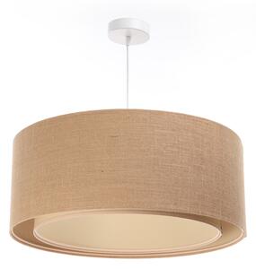 Jutowa lampa wisząca do salonu LIZBONA
