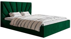 Dwuosobowe łóżko z zagłówkiem 180x200 Senti 3X - 36 kolorów