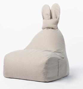 Dziecięca pufa z uszkami i ogonem FUNNY BUNNY