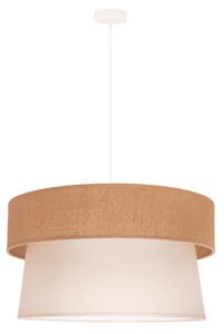 Lampa wisząca Etnic z naturalnych materiałów