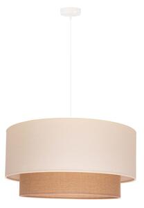 Lampa wisząca Boho z podwójnym abażurem